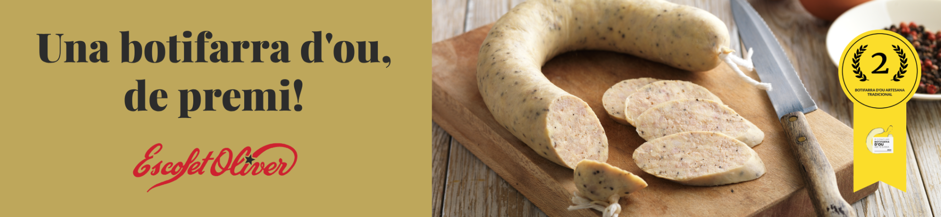 Una botifarra d'ou, de premi!