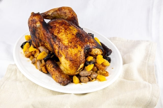 POULARDA DE PAGÈS AMB FARCIT DE NADAL-0