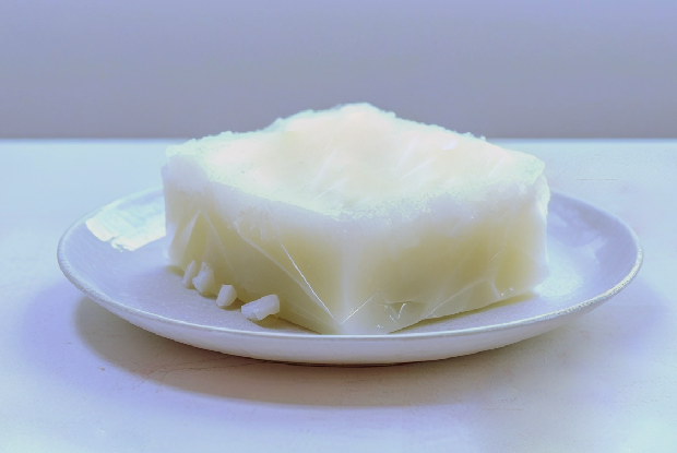 Llesca de llard de porc.