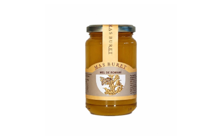Pot de 500 ml de mel de romaní.