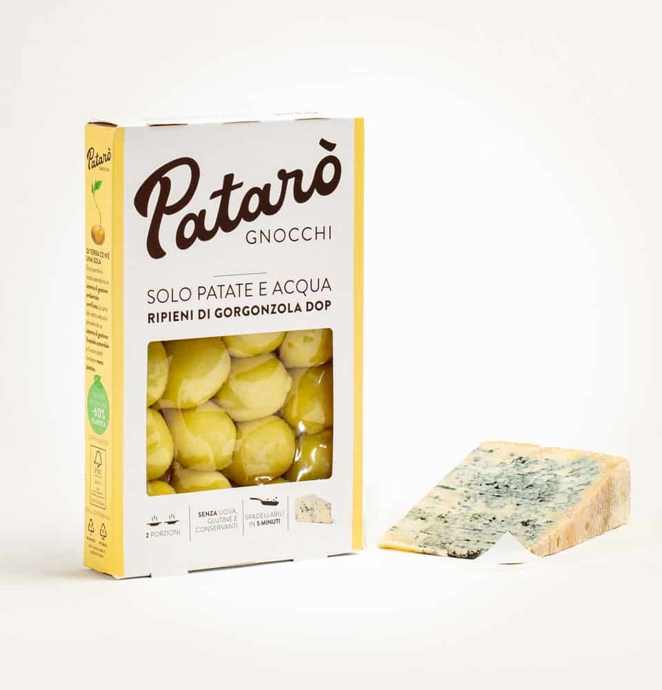 Gnocchi de patata i formatge Gorgonzola Patarò - 400 g-0