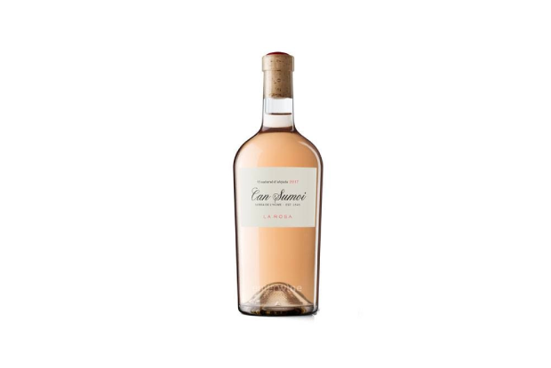 Ampolla de 75cl de vi rosat Can Sumoi La Rosa.